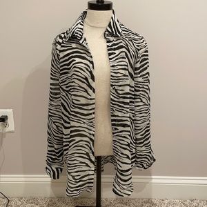 Princess Polly Zebra Printed Blouse